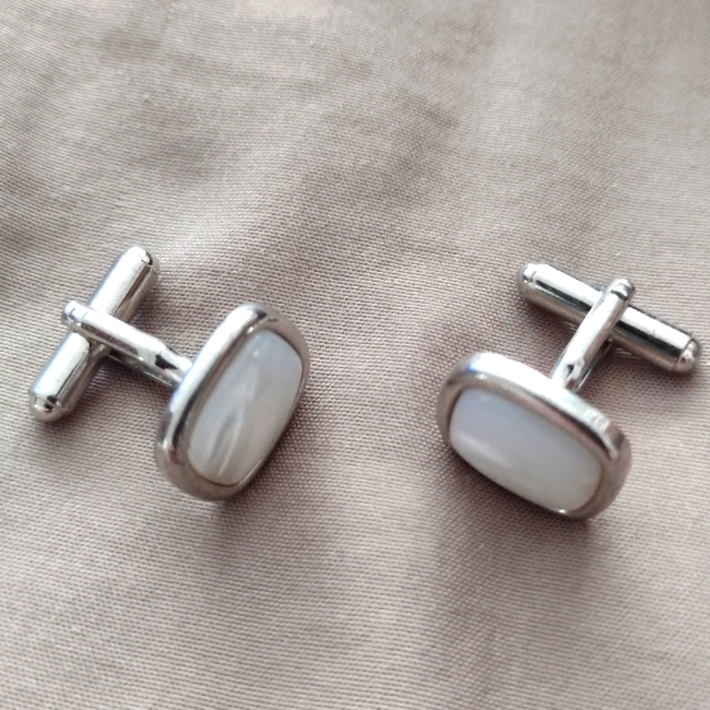 Mother of pearl cuff links